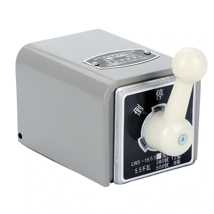 مفتاح تحويل يدوي كهربائي 16 أمبير مع صندوق غلاف معدني