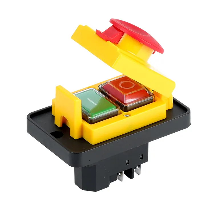 16A غطاء إيقاف الطوارئ للوحة كبيرة ومتوسطة الحجم، مفتاح كهرومغناطيسي