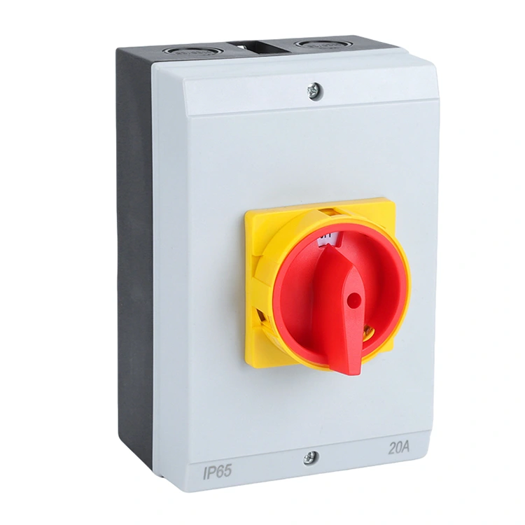 مفتاح عازل 32 أمبير مع صندوق أسود مقاوم للماء