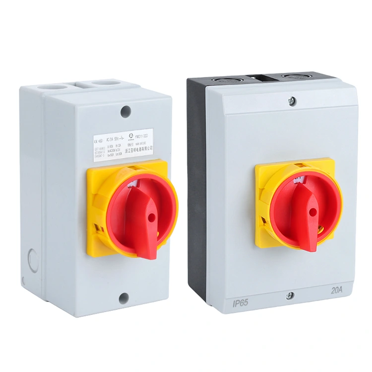 مفتاح عازل 63A مع صندوق مقاوم للماء